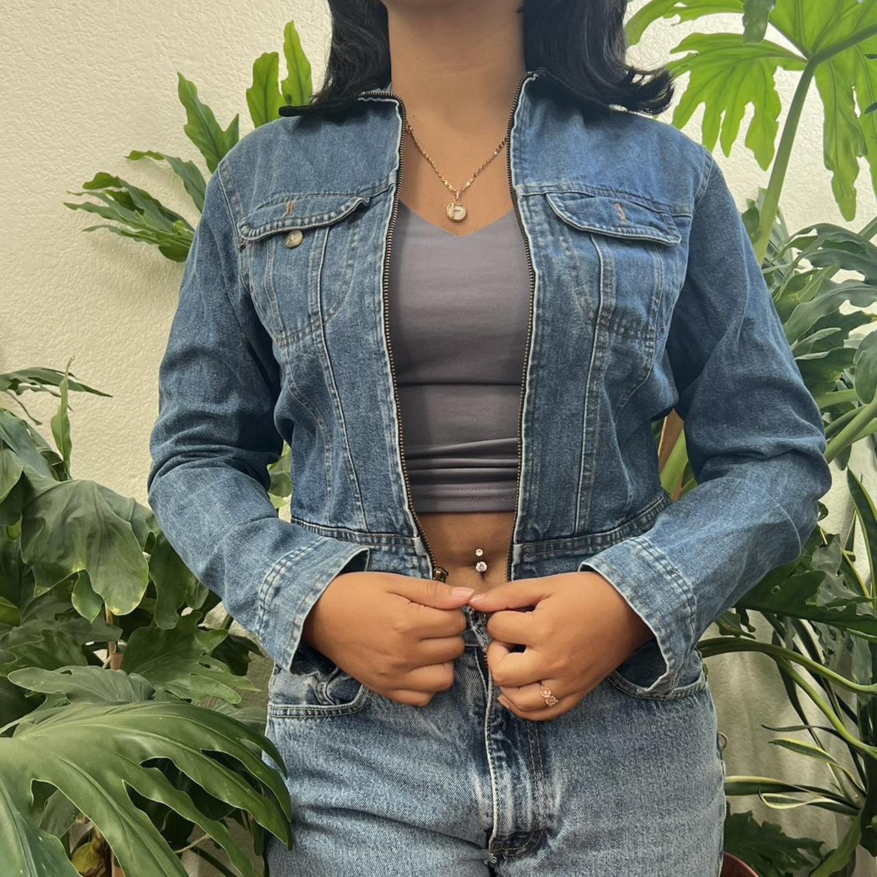 Vintage denim jacket 🌀 -one of my favorite pieces... - Depop