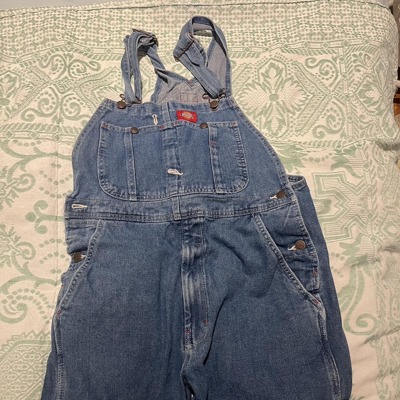 dickies overalls size 32 men’s i believe? barely... Depop