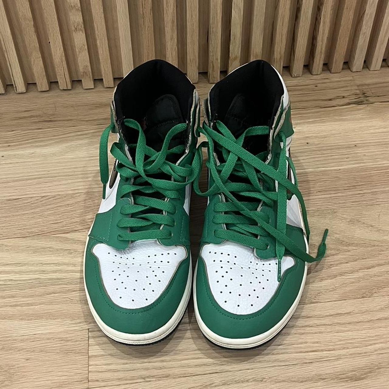 womens green air jordan 1