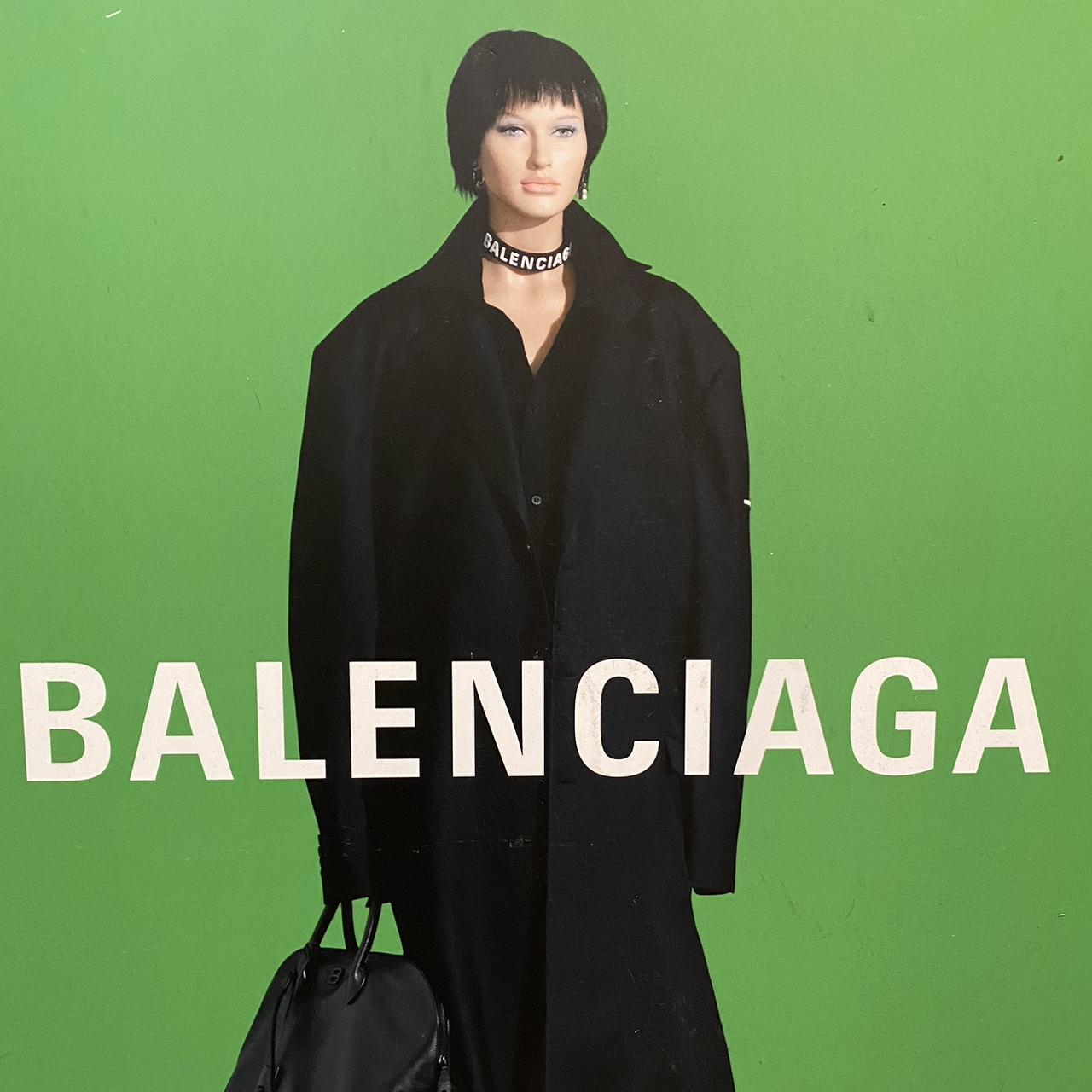 Balenciaga Visual Merchandise wall display art, from... Depop