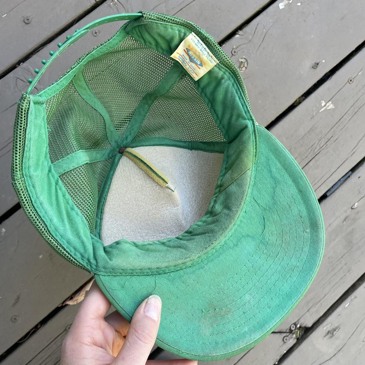 Vintage 1988 green SnapBack hat , One size Nissin