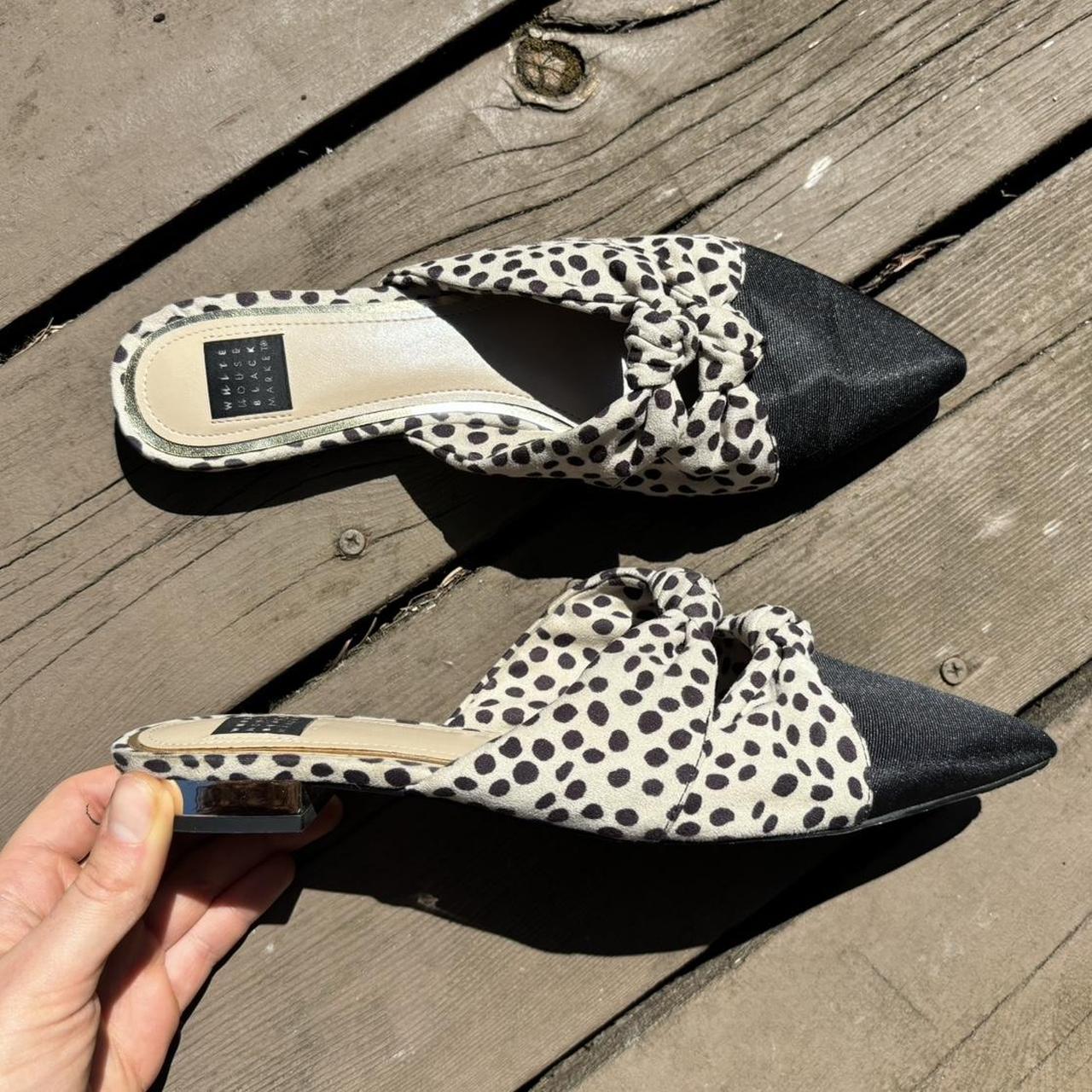 Polka dot mules online