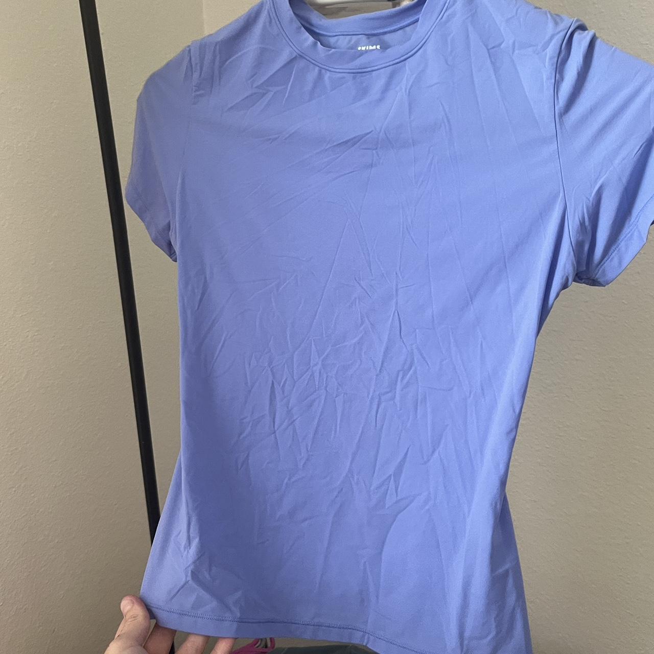 Skims fits everybody shirt in color cielo. Never worn - Depop