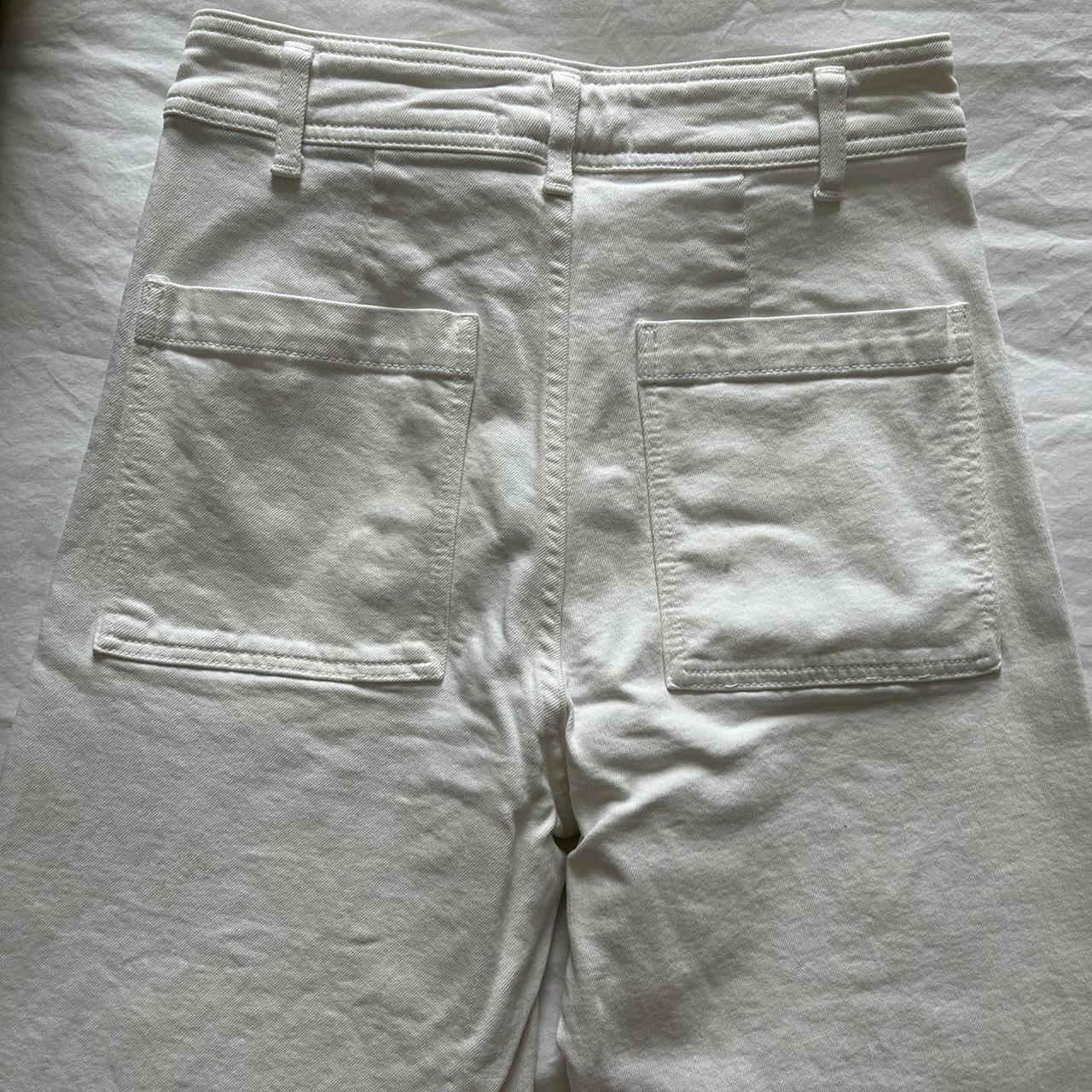 Zara Women's White Jeans | Depop