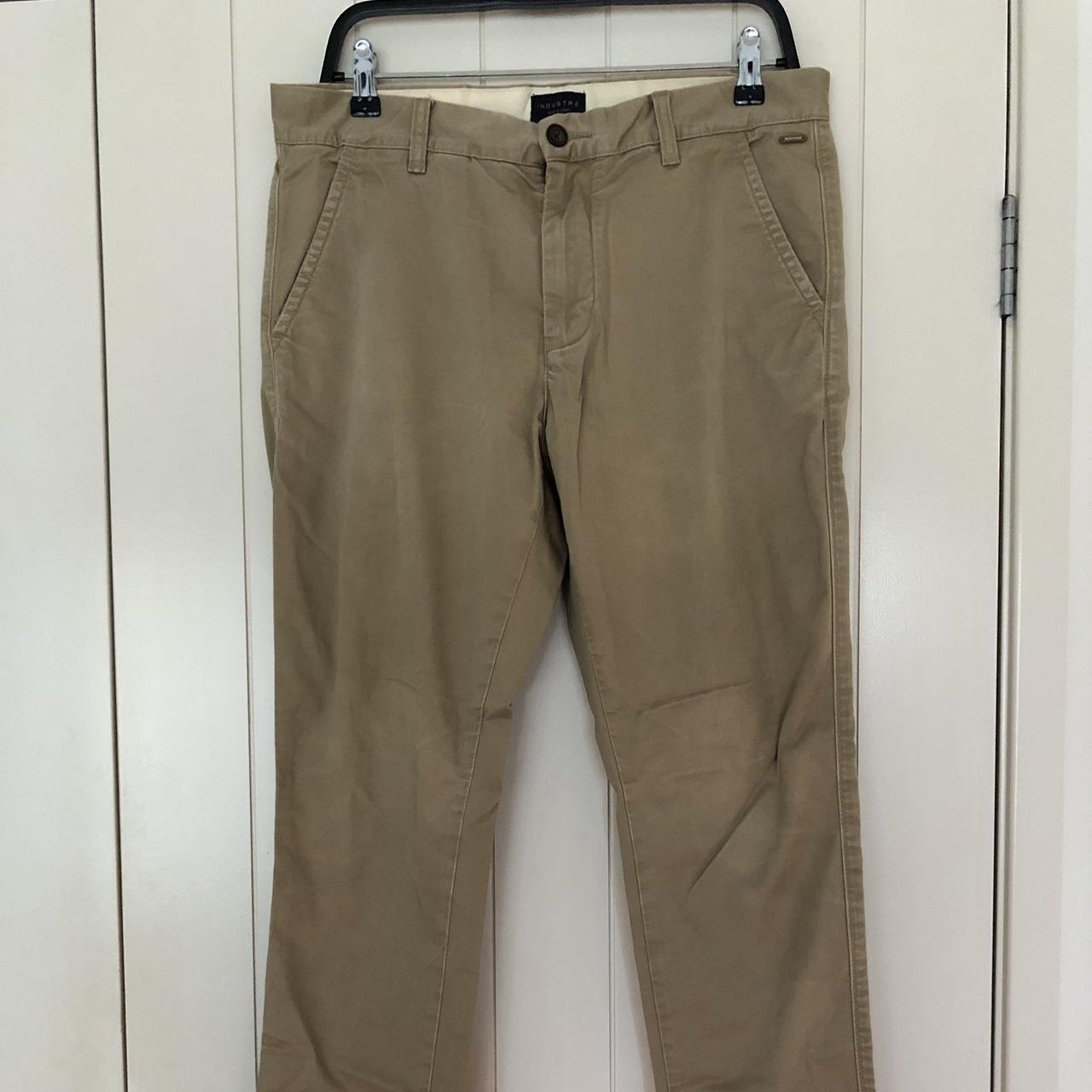 INDUSTRE chino pants Tan colour Size 32 Happy to... - Depop