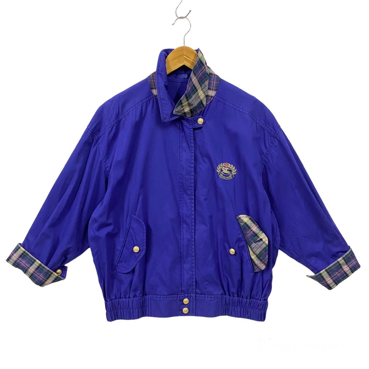 Burberry purple shops jacket