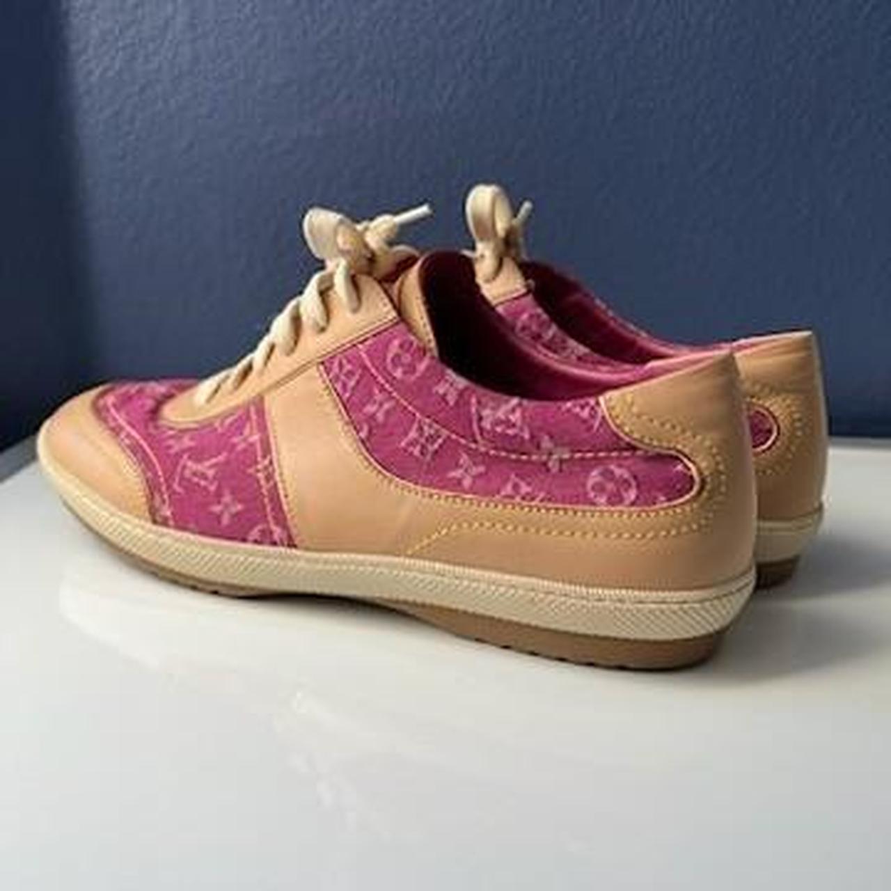 Louis Vuitton Mini Lin Canvas and Leather denim - Depop