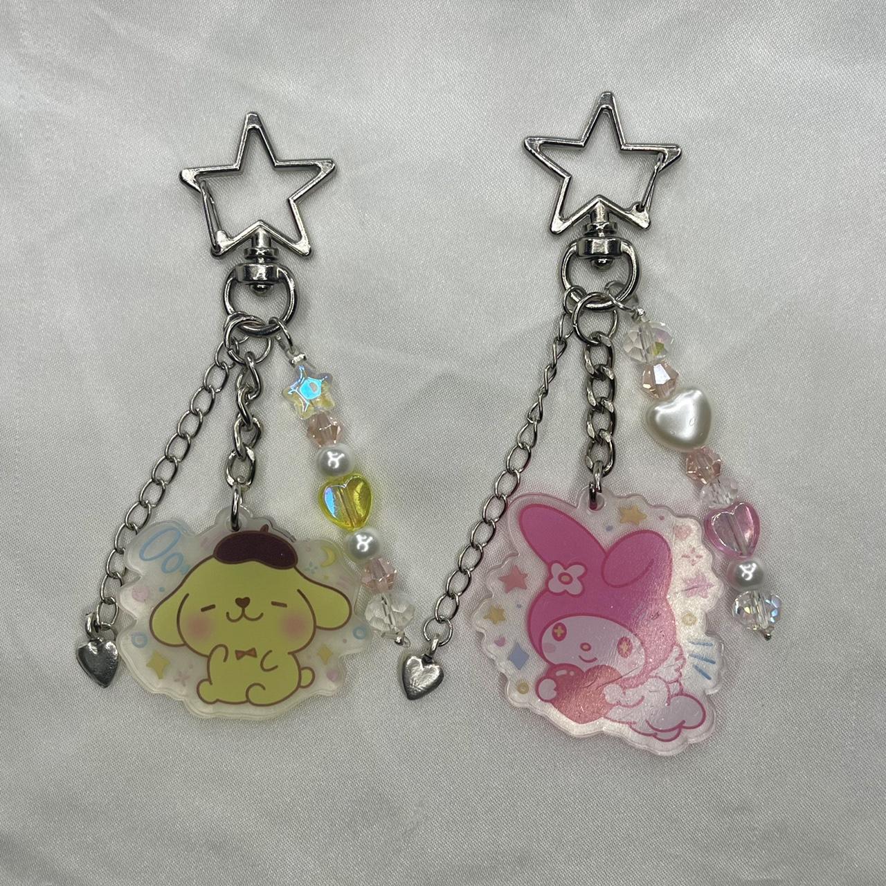 Sanrio Women's Silver and Pink Jewellery | Depop