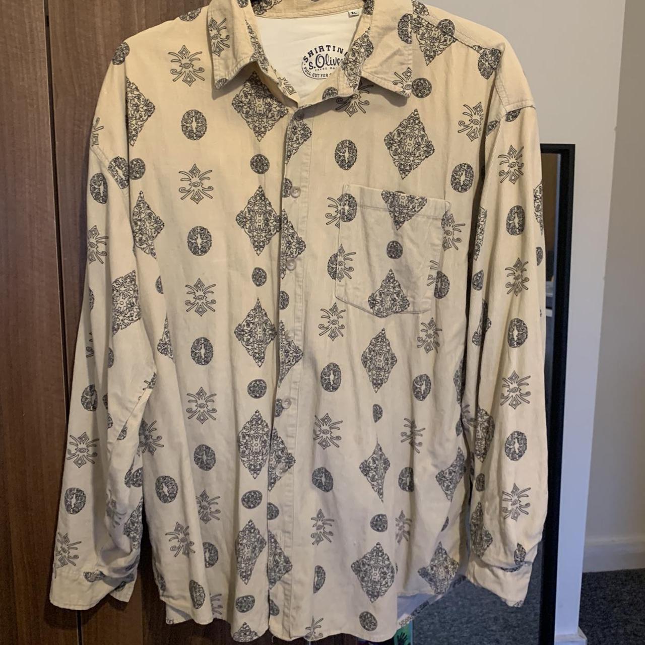 Men's Cream Shirt | Depop