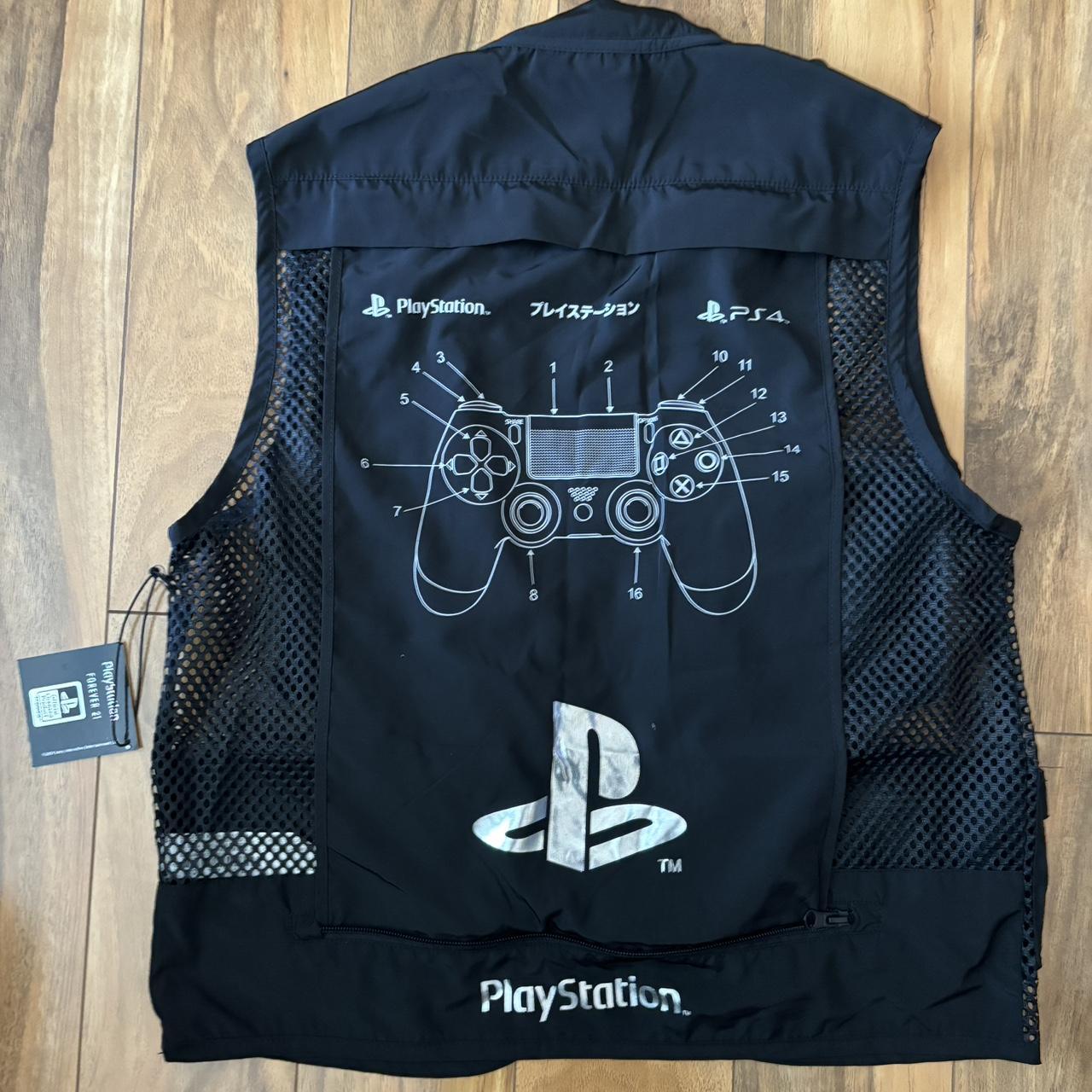 Forever 21 PlayStation Mesh Vest Size Small Men s. Depop