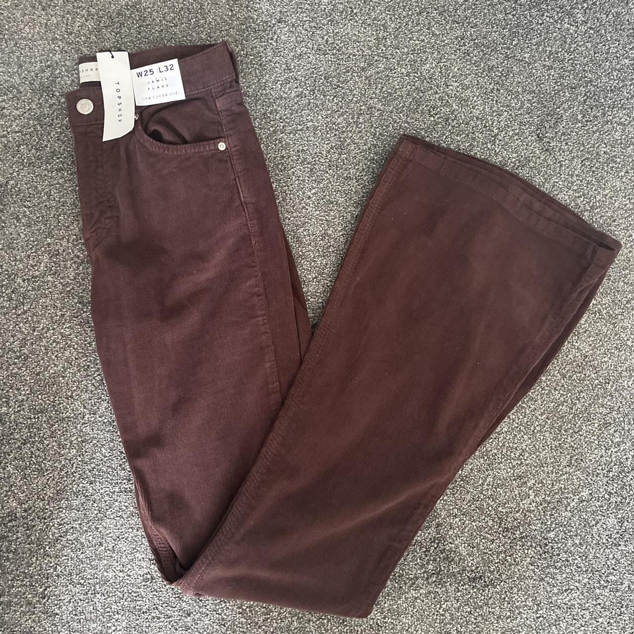 Topshop Women's Brown Jeans | Depop