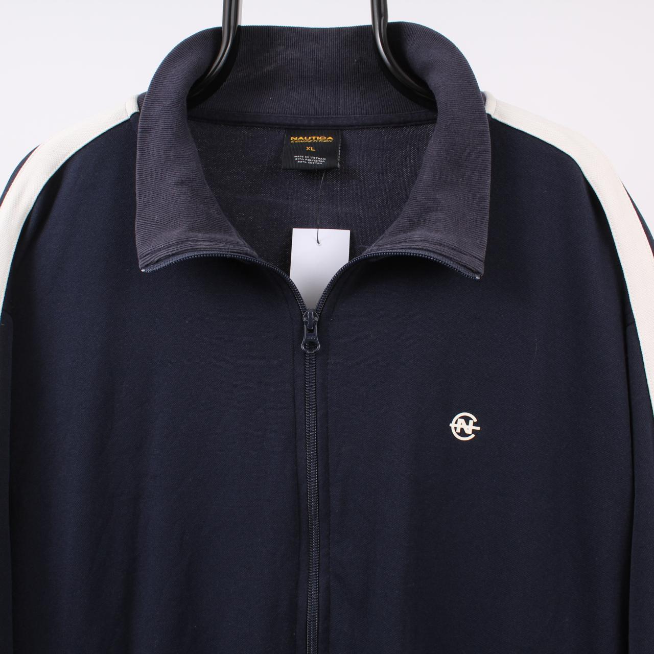 Vintage Men's Nautica Track Jacket Size on Label... Depop