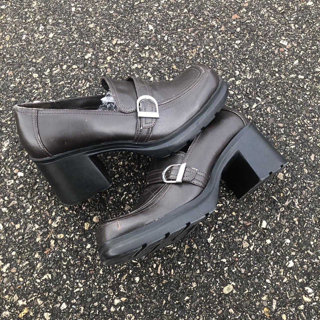 90s chunky American Eagle platform Loafer with...