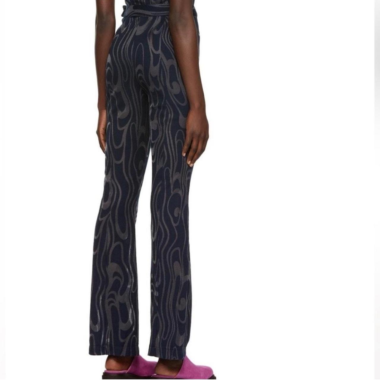 Eckhaus Latta Shrunk Flare Wave Pants...