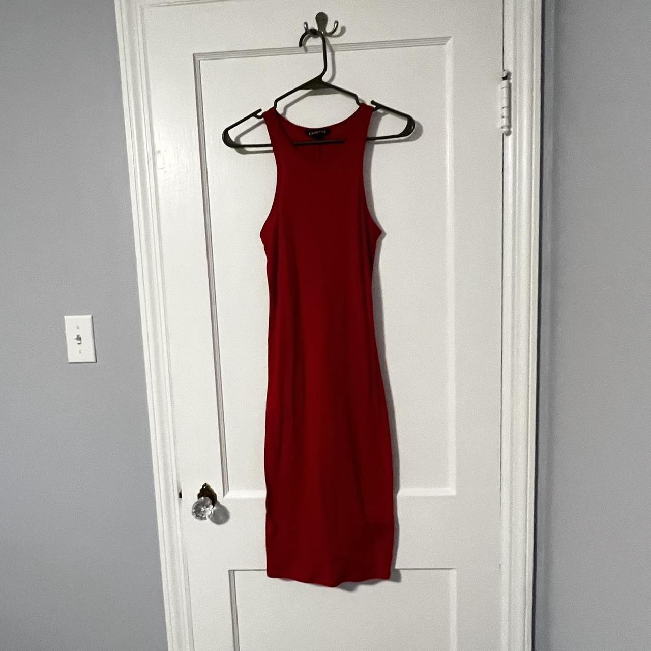 Zara red sales bodycon dress