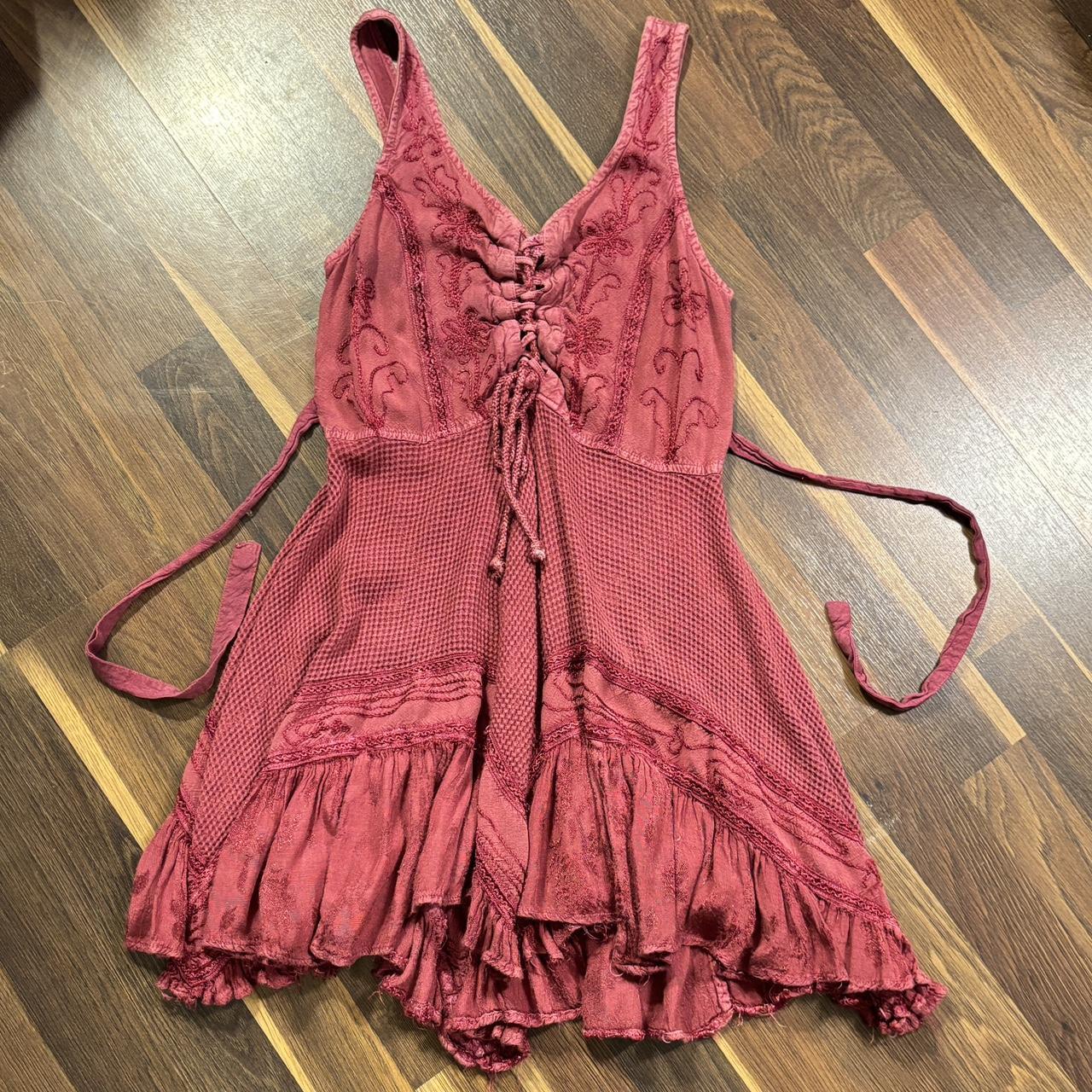 my favorite fairy dress ever, tie in the back and... - Depop