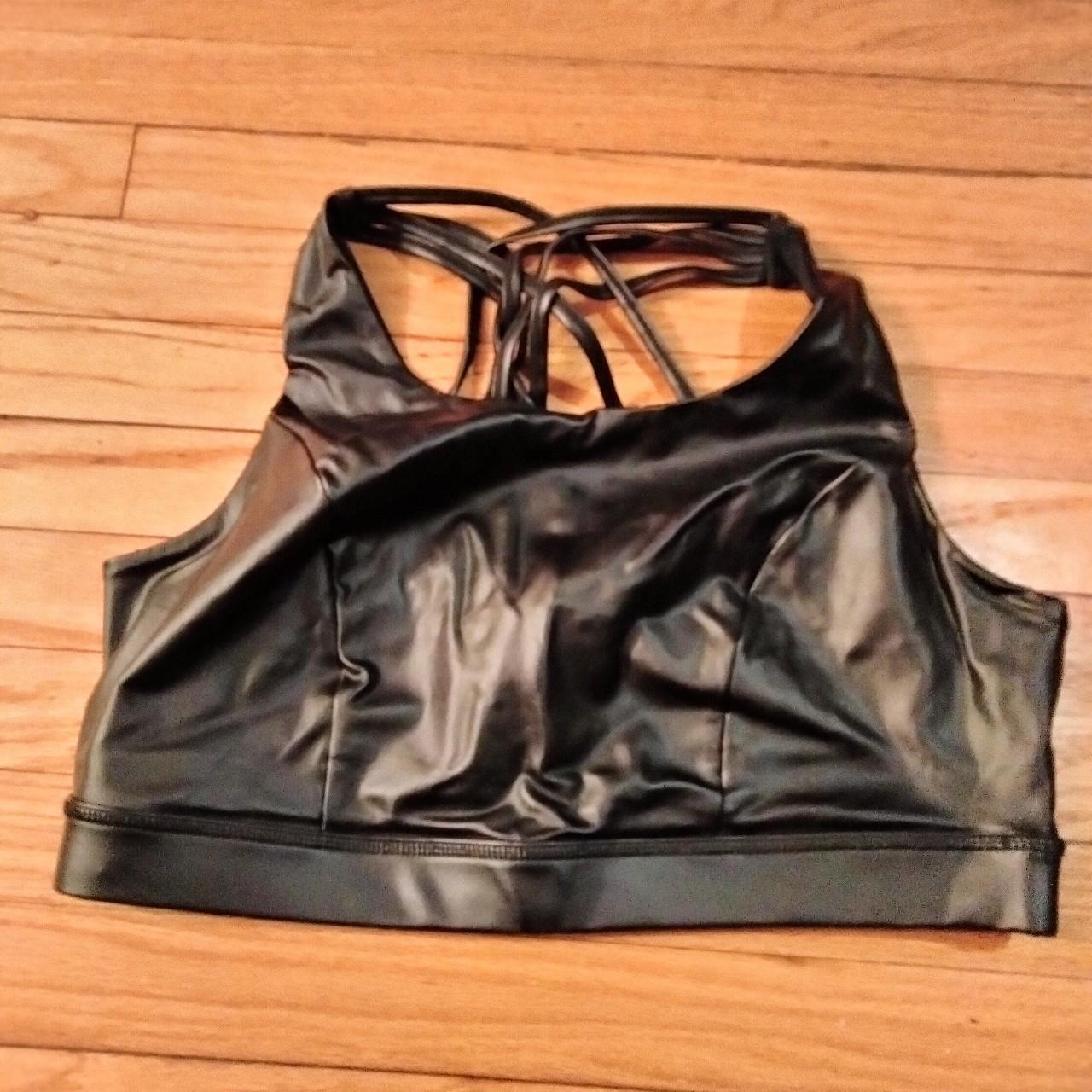Torrid size 2 faux leather active sports bra. Only - Depop