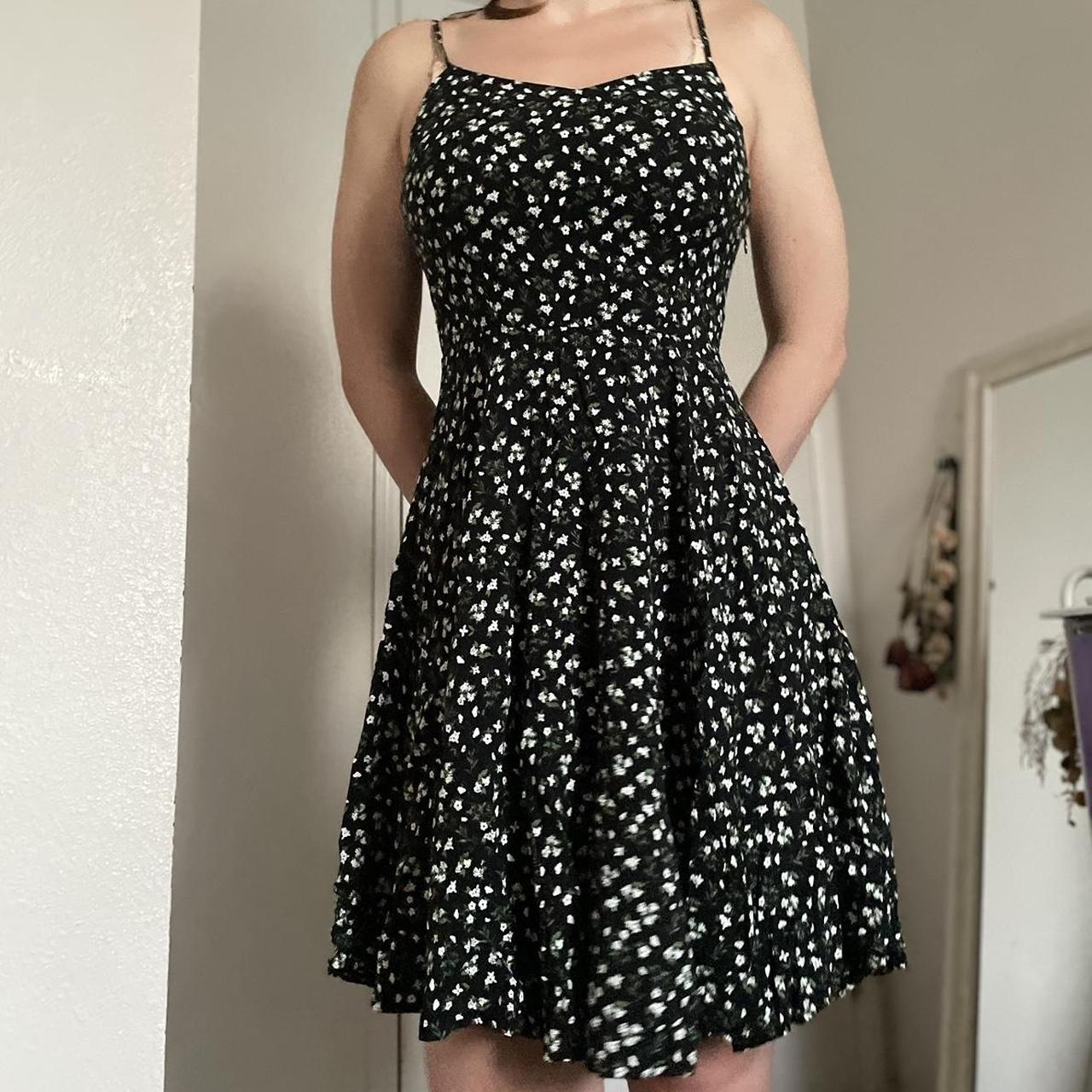 Old navy black and white clearance dress