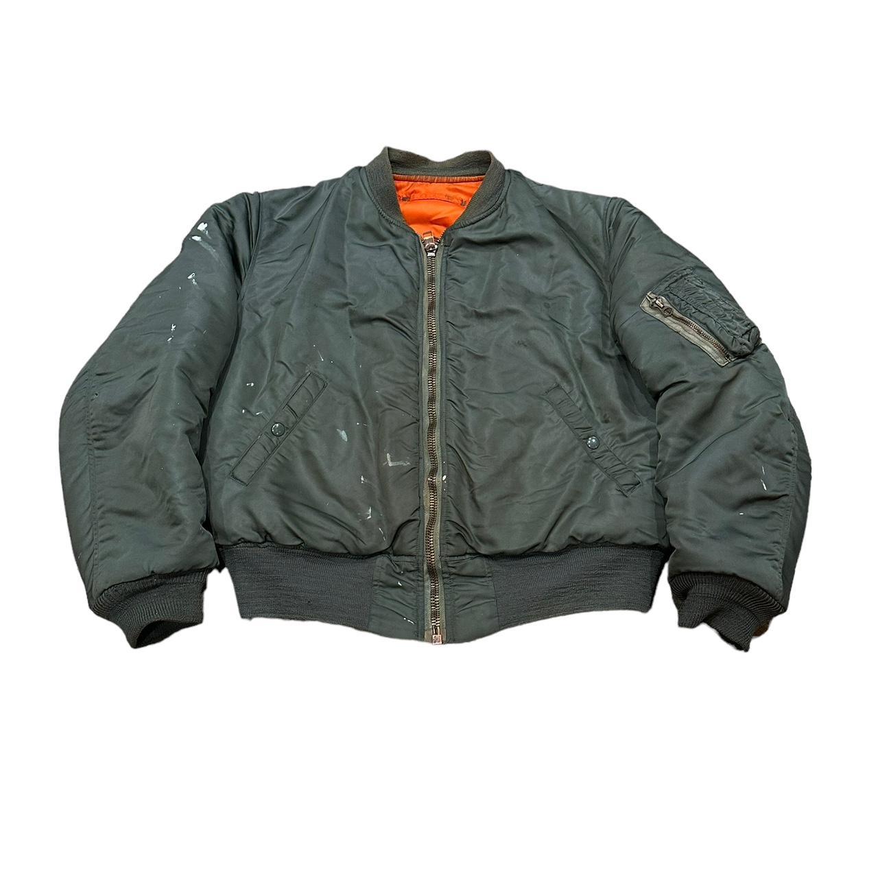 1968 ALPHA INDUSTRIES Reversible Ma-1 Bomber... - Depop