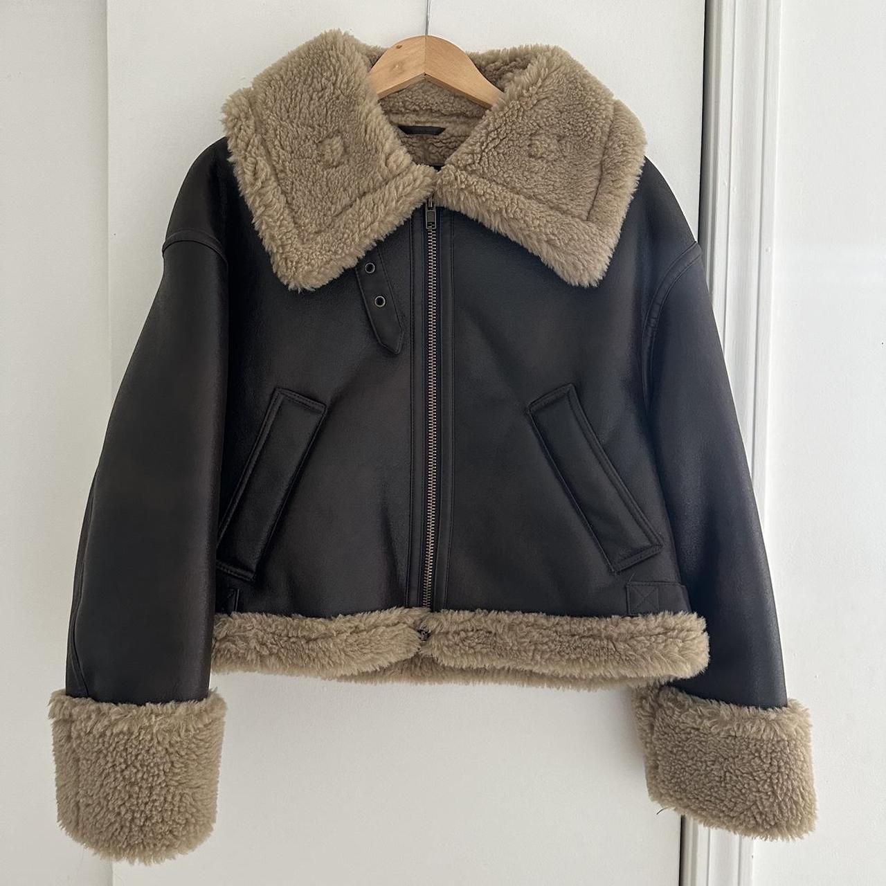 Double sided cheap jacket zara