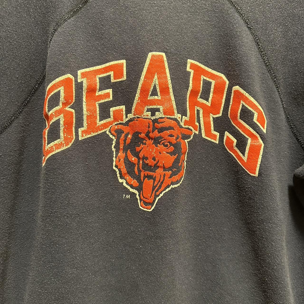 Vintage 1980's Chicago Bears Hooded Sweatshirt Selected By