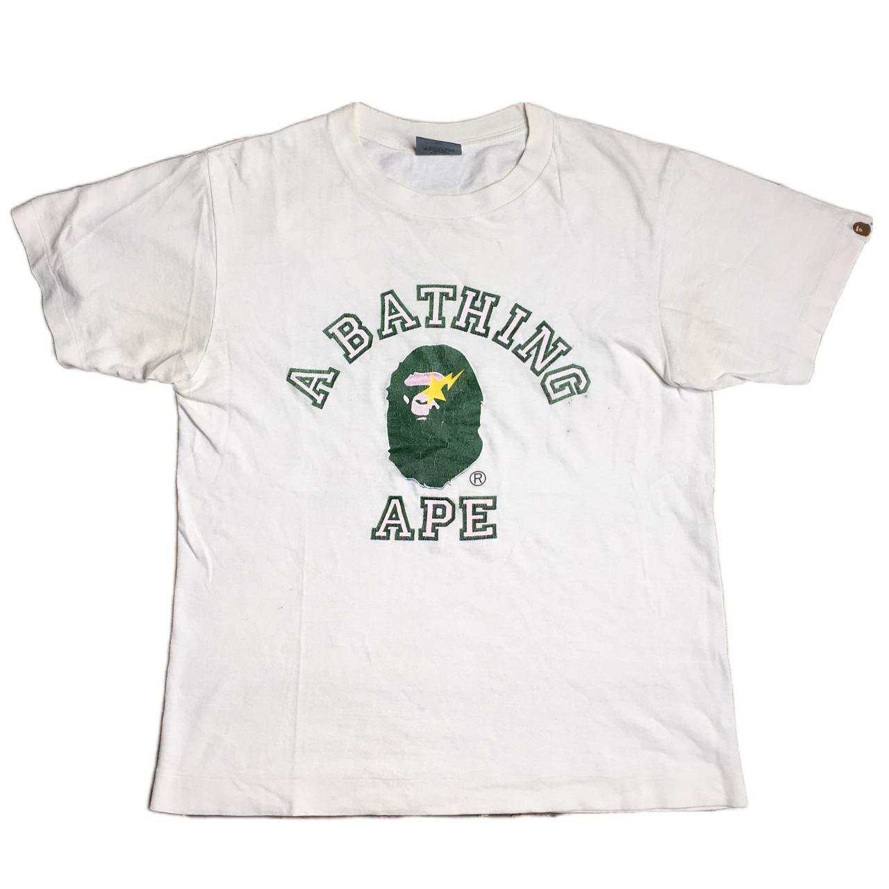 A bathing outlet ape college tee