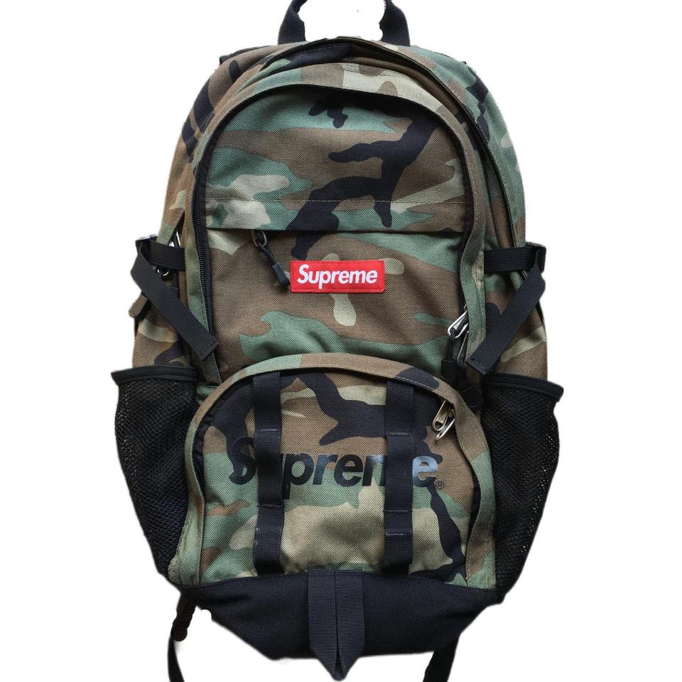 Supreme woodland hotsell camo backpack