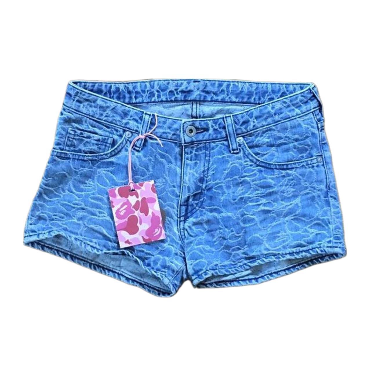 Denim Shorts Bape Shorts Xs BAPY® Denim Shorts Bape Official Website –