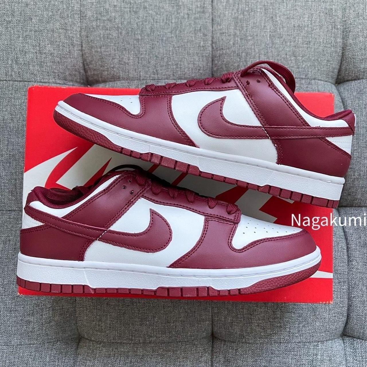 dunk low retro red white