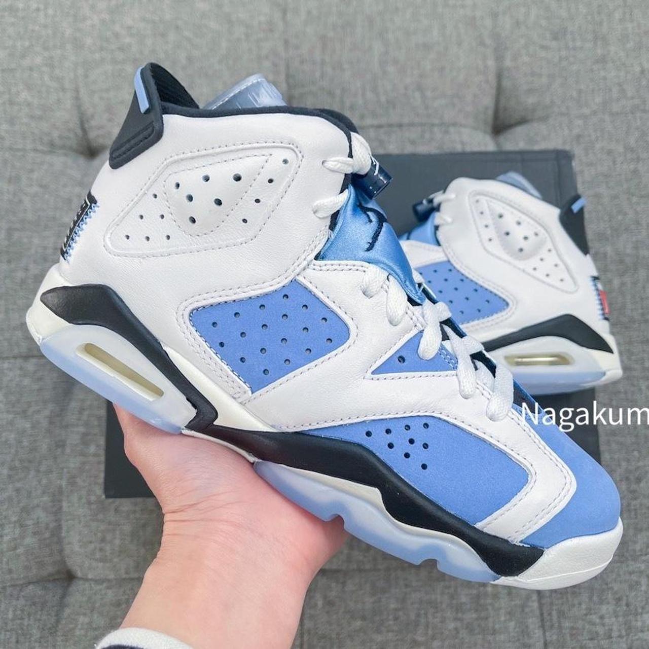 🐋 Air Jordan 6 retro GS UNC 5 youth = women’s 6.5... - Depop