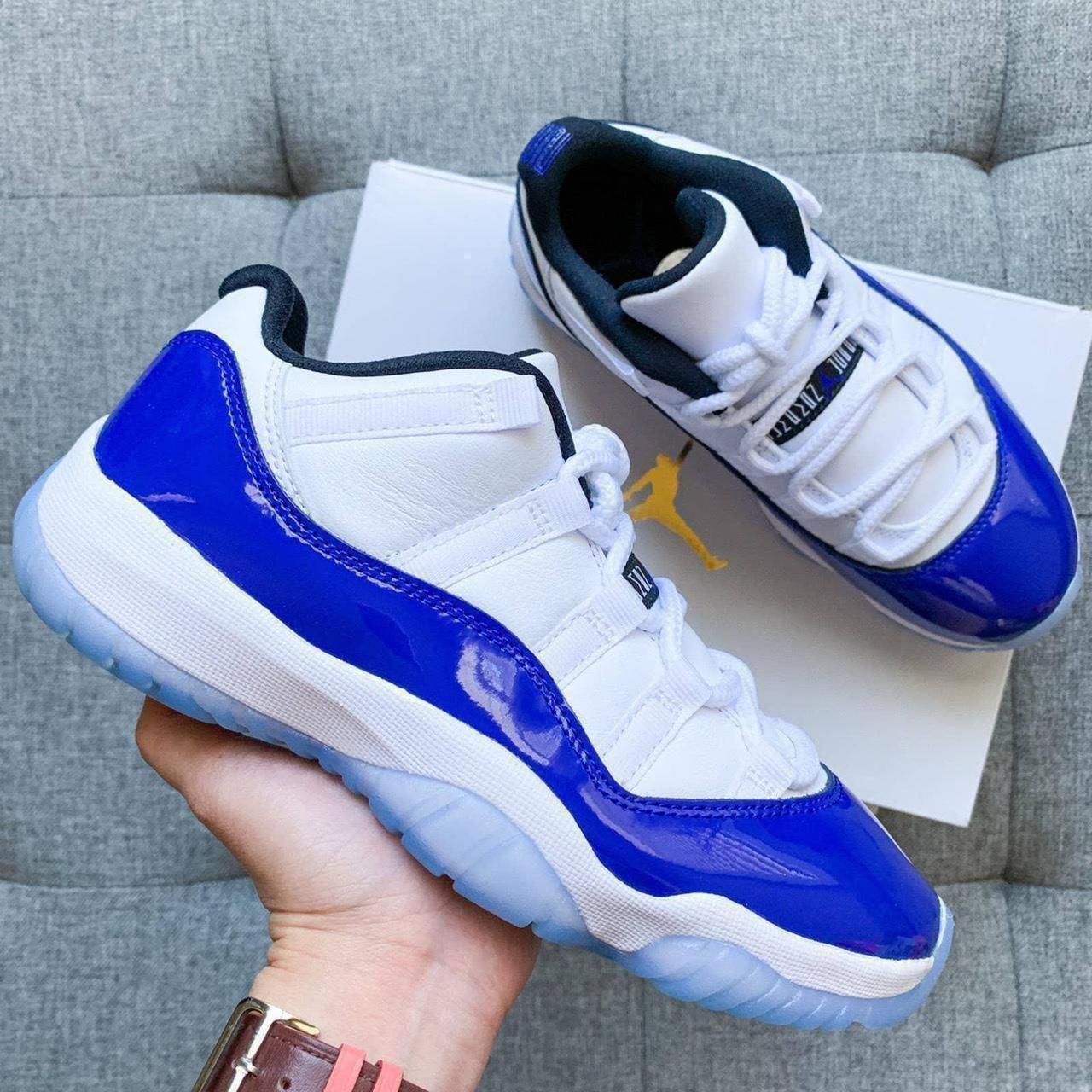 Concord Blue Women's Air Jordan 11 Low Concord Sketch Jordan