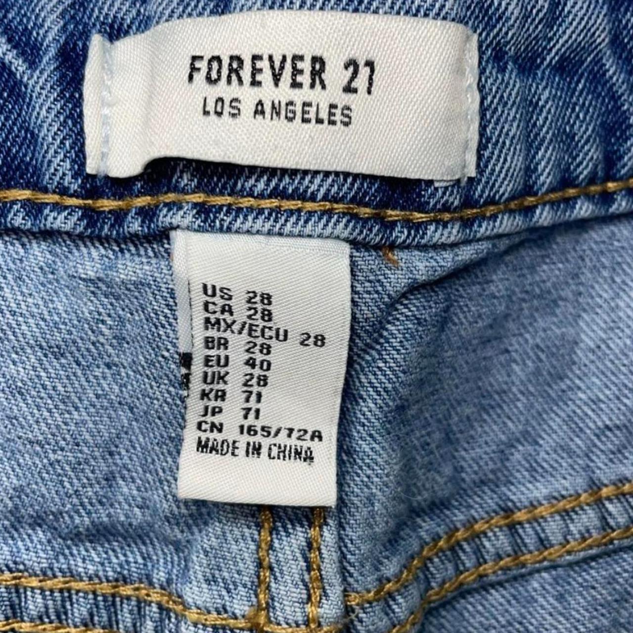 Forever 21 Jean Shorts Cuffed Bottoms Size 28 In... - Depop