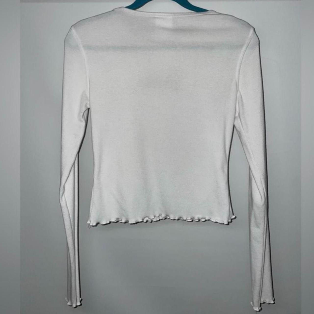 White Barbie Long Sleeve Shirt Size Medium In great... - Depop