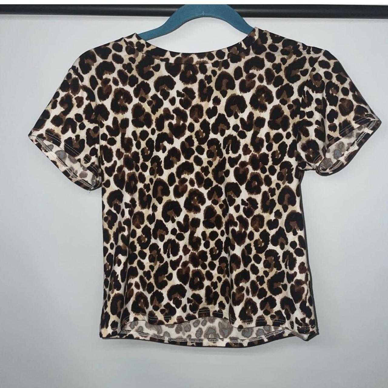 francecas Dee Elly Brand leopard print top Size... - Depop