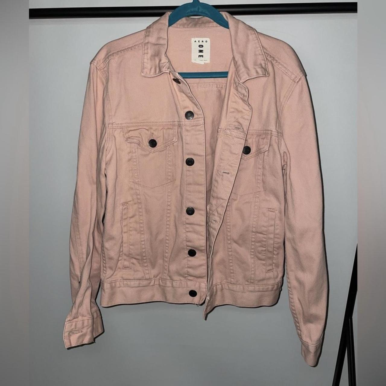 H&M+ Denim jacket - Light pink - Ladies