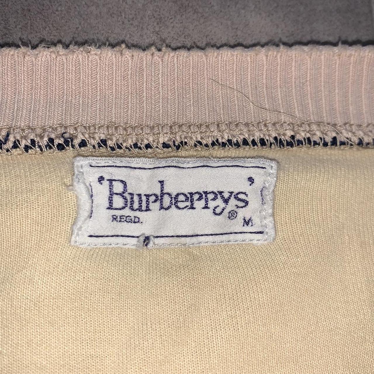 Authentic Burberrys cream/peachy coloured jumper... - Depop