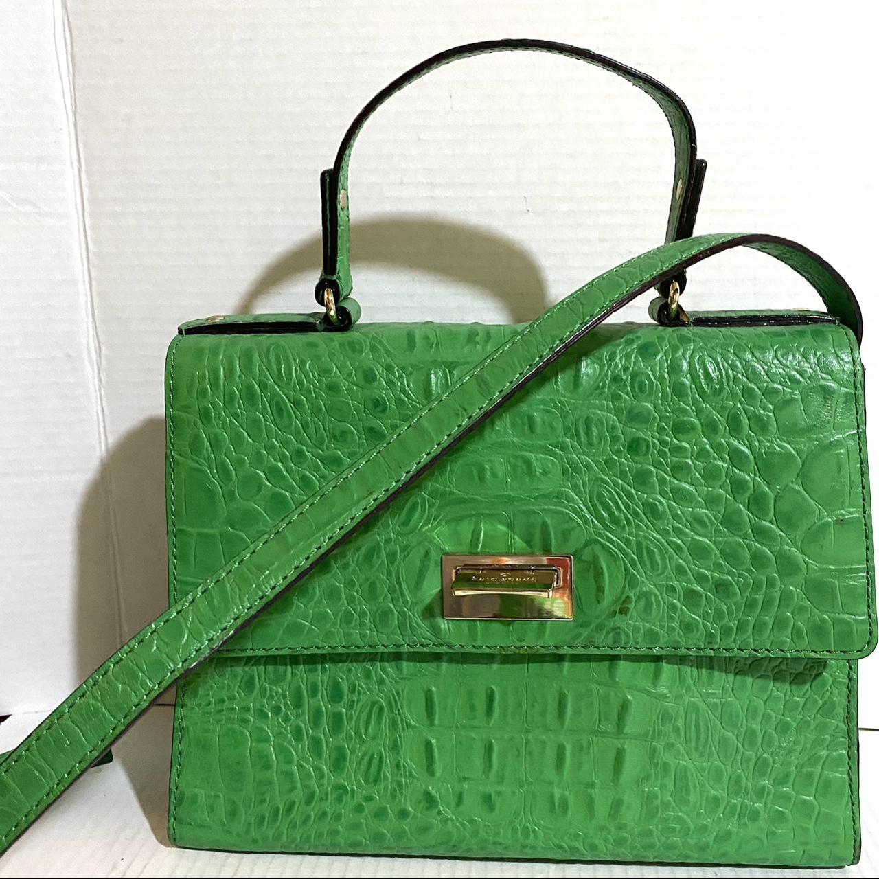 Kate Spade Spring Forward Watering Can Bag Green Leather Novelty | eBay