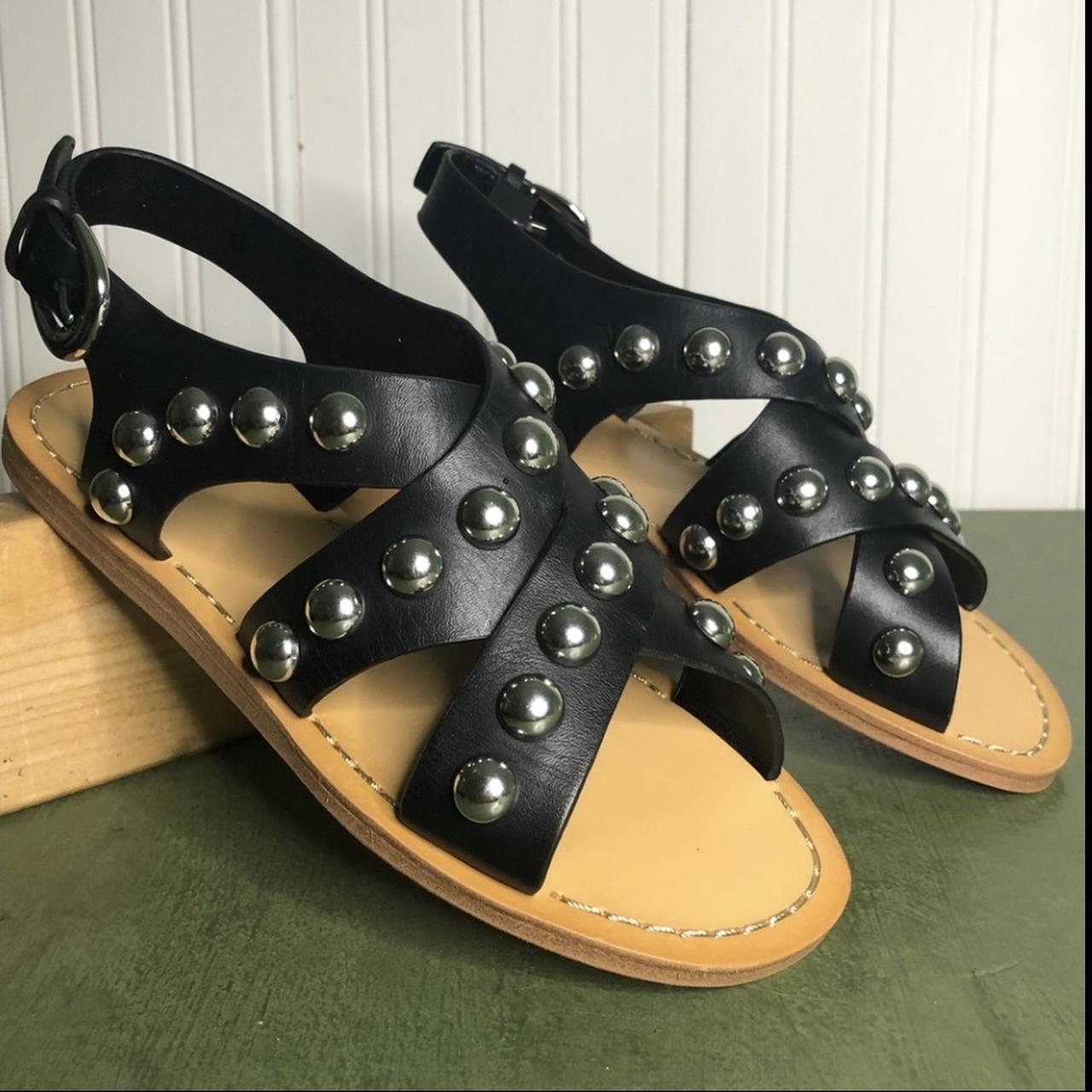 Marc Fisher Prancer studded crisscross sandals New Depop