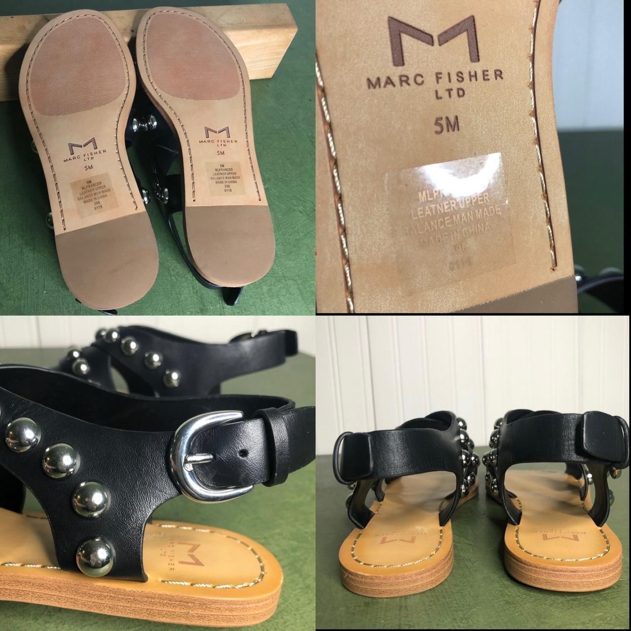 Marc Fisher Prancer studded crisscross sandals New Depop