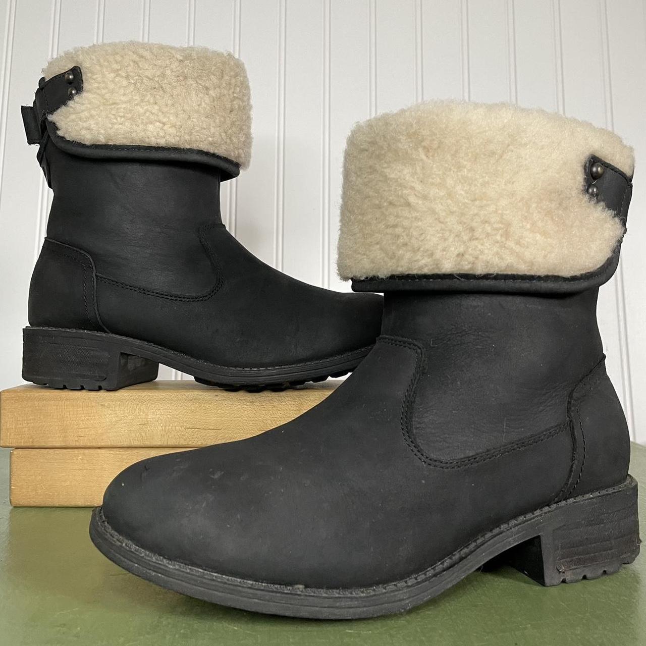 Fold down fur uggs best sale