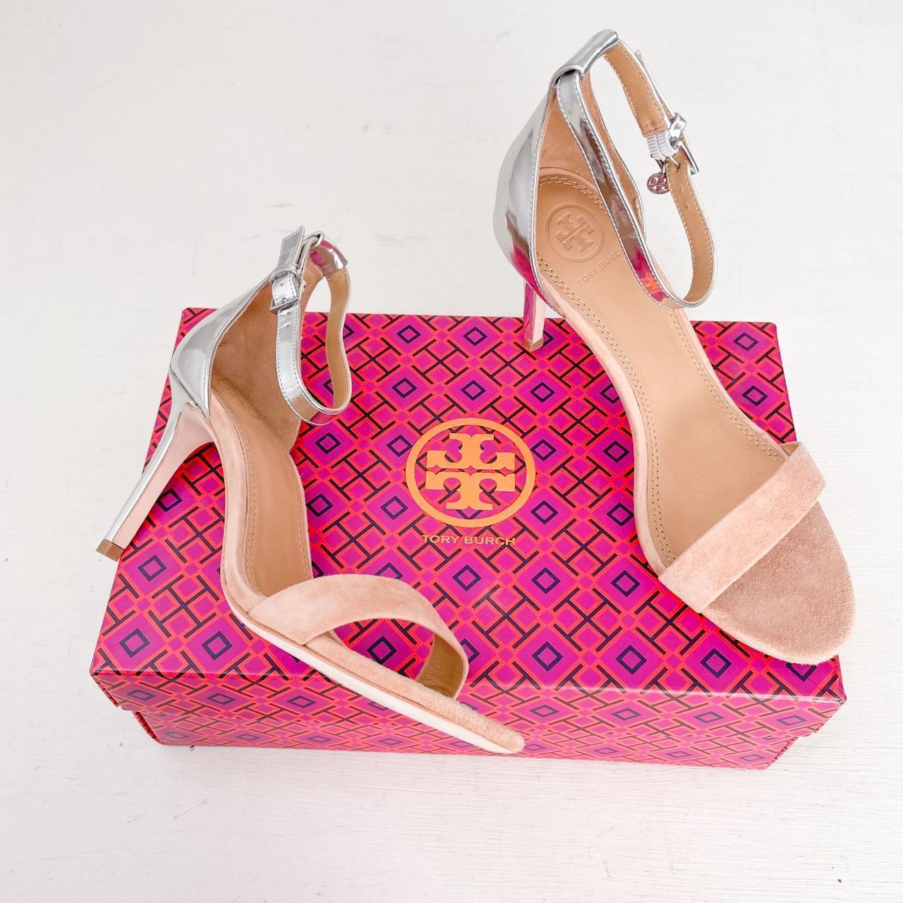 Tory Burch Ellie 85mm Ankle Strap Sandal in Natural