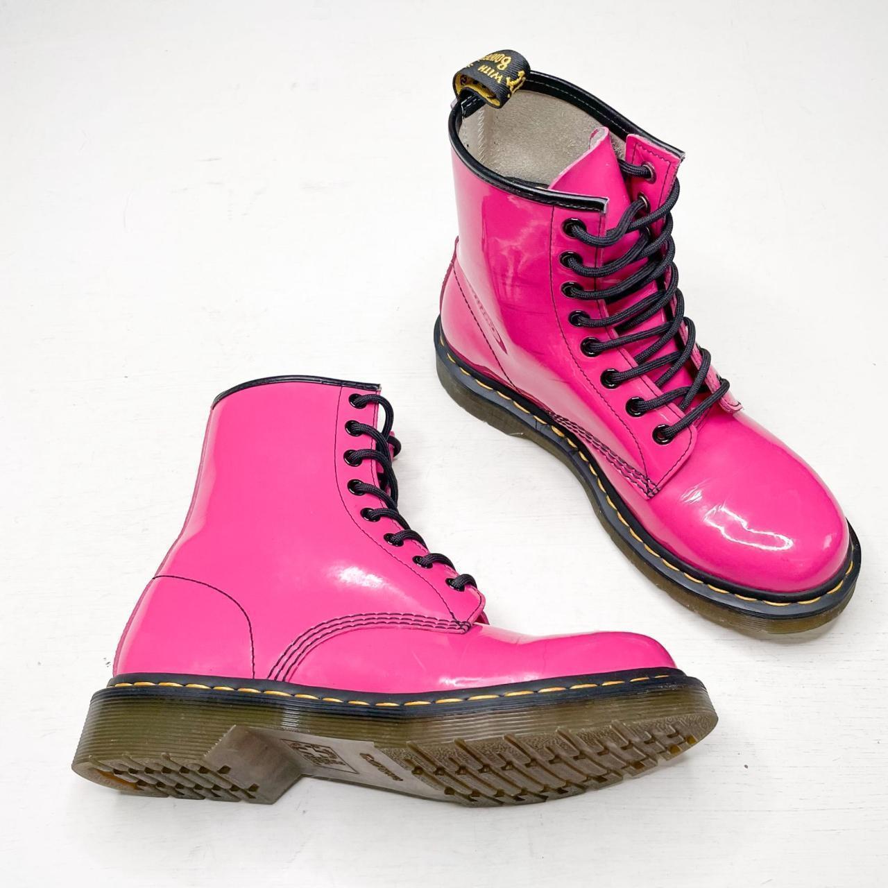 bright pink doc martens