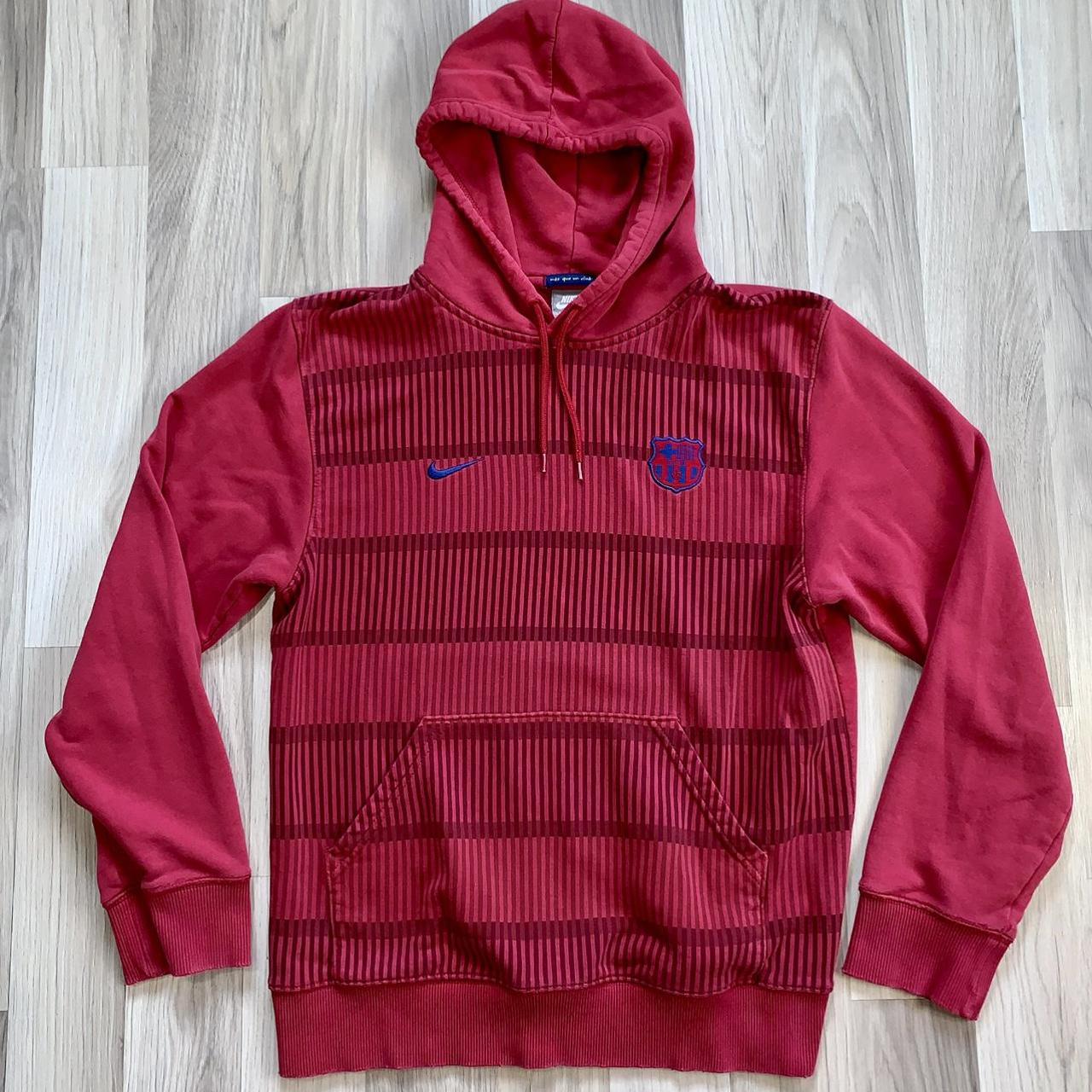 mens red hoodie nike
