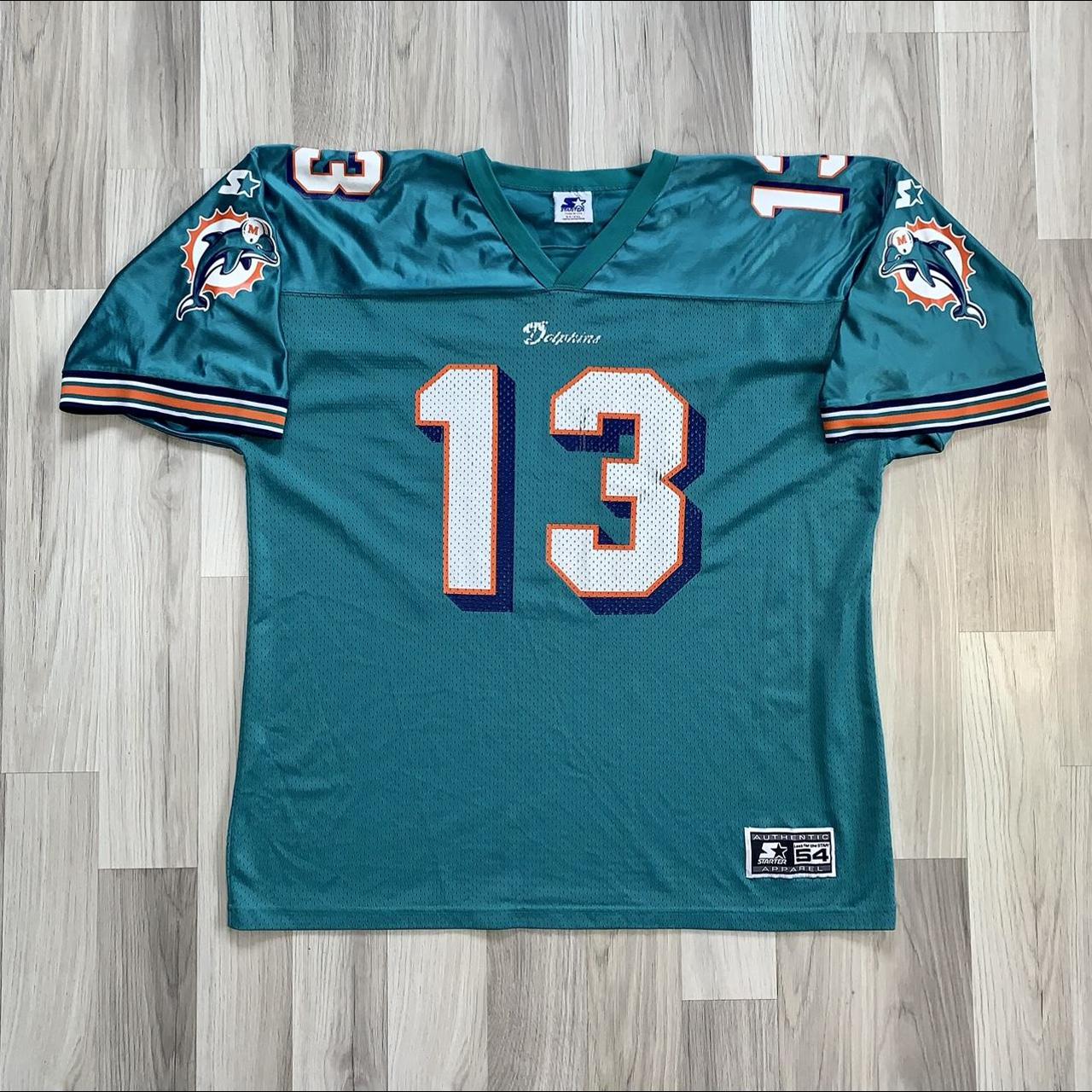 Vintage Miami Dolphins Practice Jersey Dan Marino - Depop