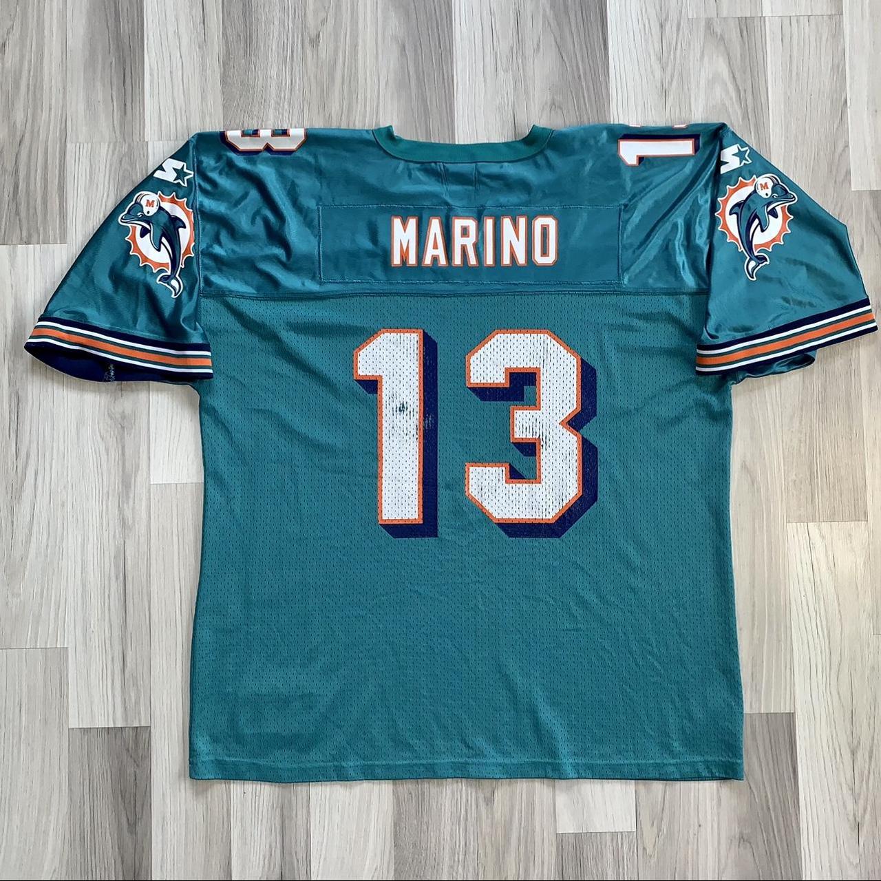 Vintage Starter Miami Dolphins NFL Jersey. Number 13 - Depop