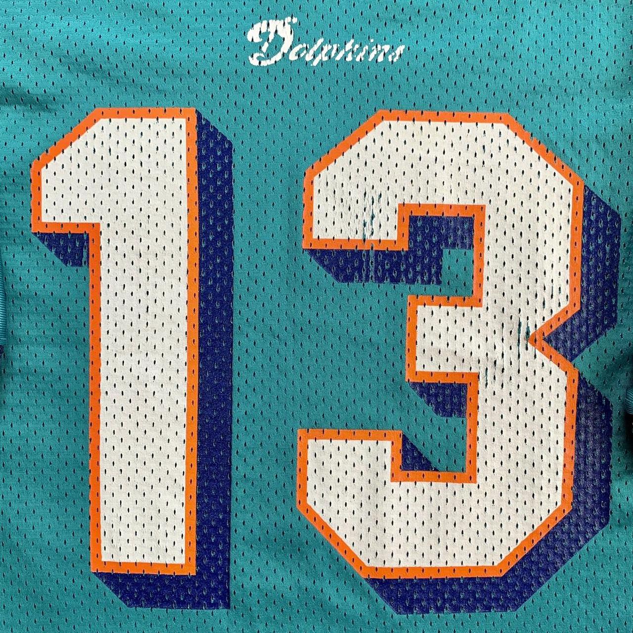 Vintage Starter Miami Dolphins NFL Jersey. Number 13 - Depop