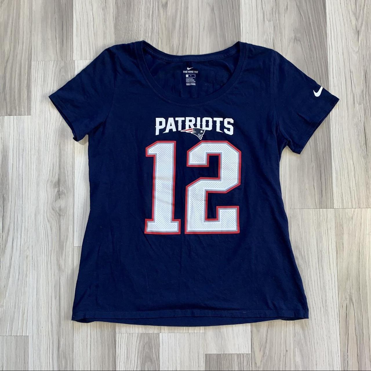 Nike New England Patriots Tom Brady Women's T-shirt - Depop