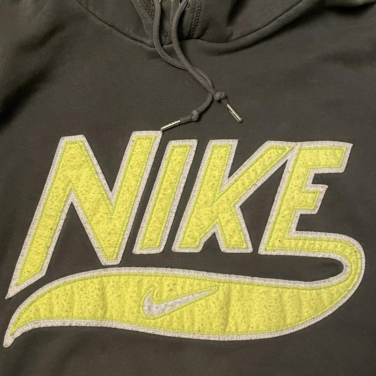 nike-men-s-grey-and-green-hoodie-depop