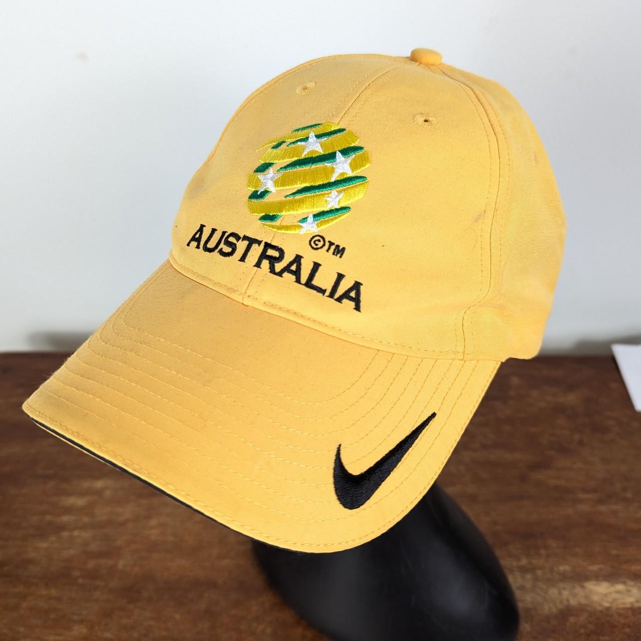 Australia Nike Socceroos Hat Cap Yellow Adjustable. Depop