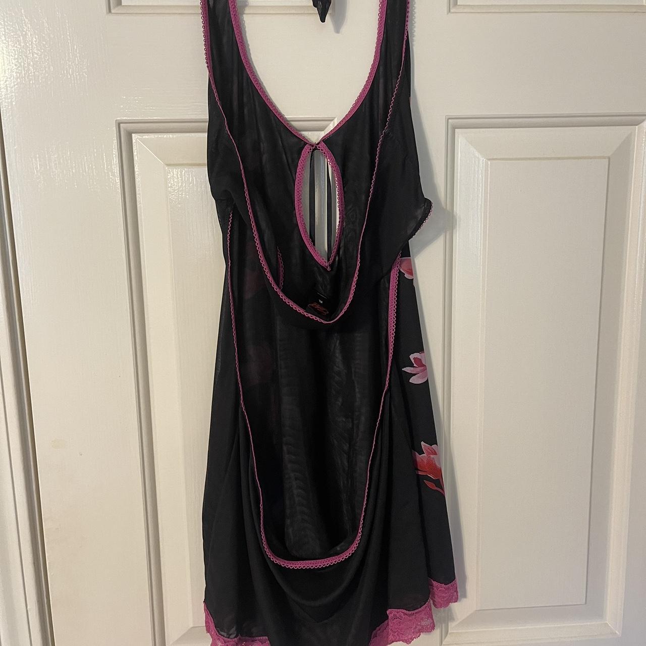 IAMGIA Brandy Slip Dress Black Floral Only worn a... Depop